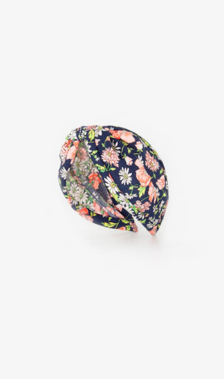 Dark floral headband