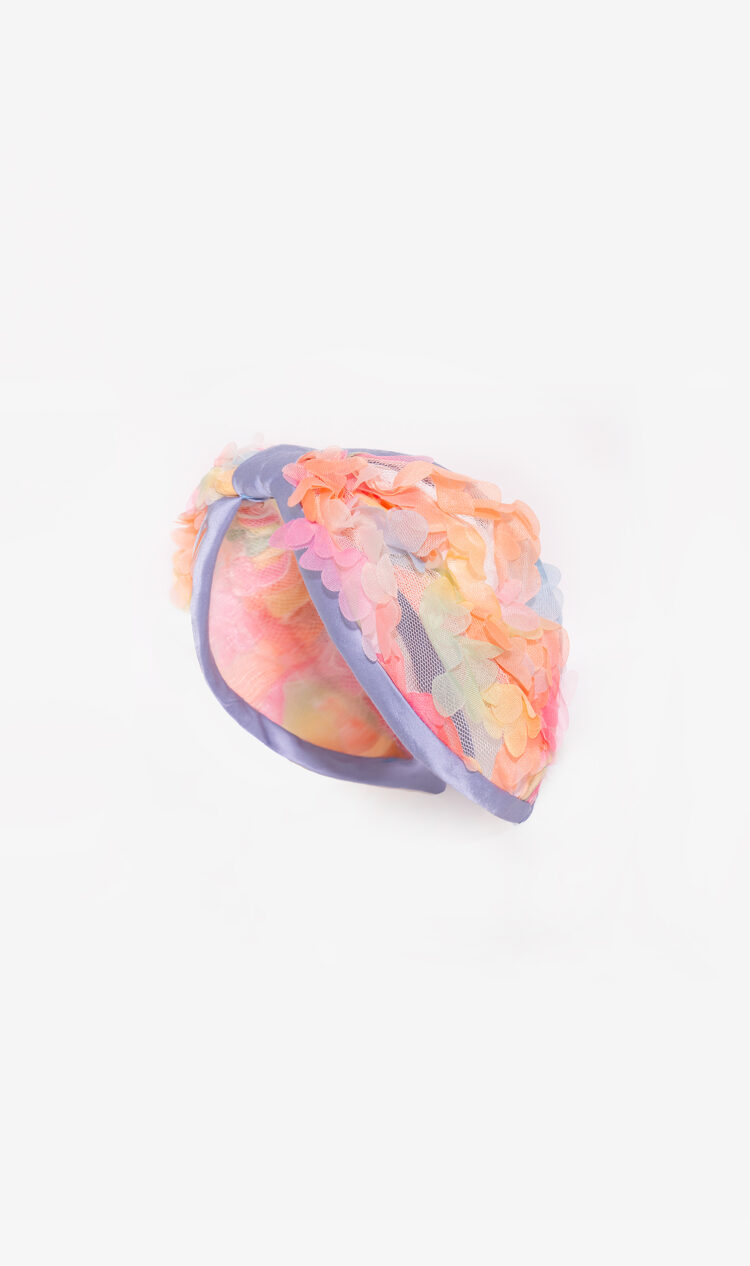 Rainbow confetti headband
