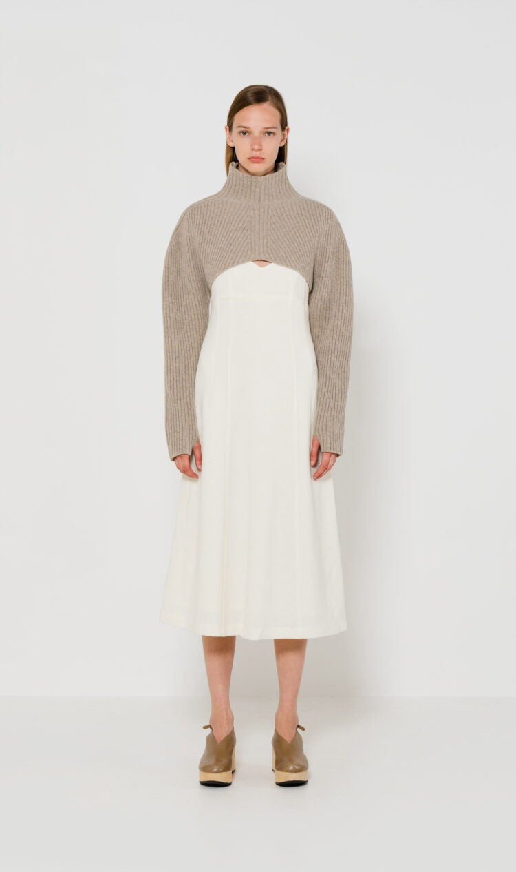 Oatmeal super crop jumper