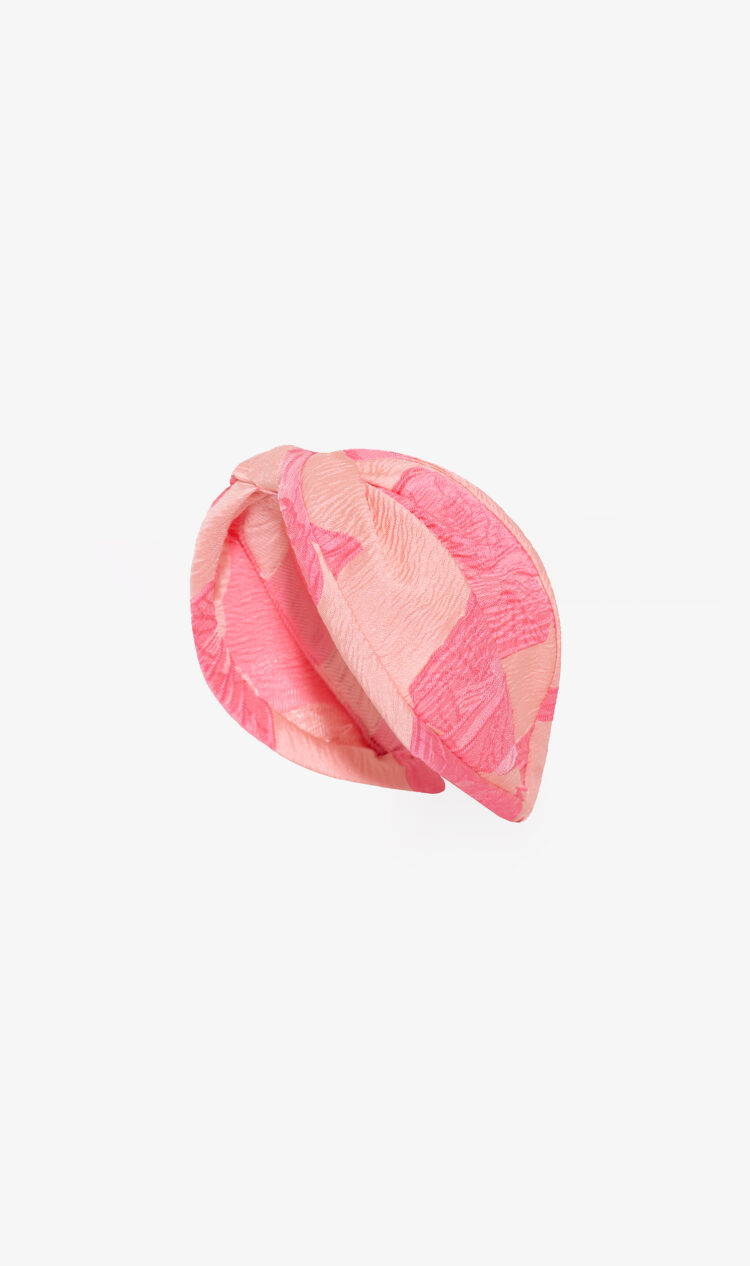 Pink abstract headband