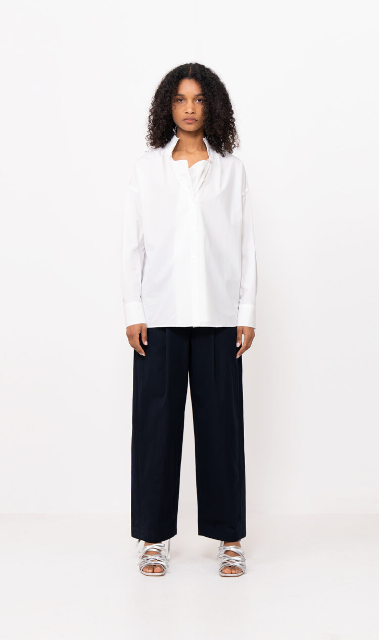 White panel shirt