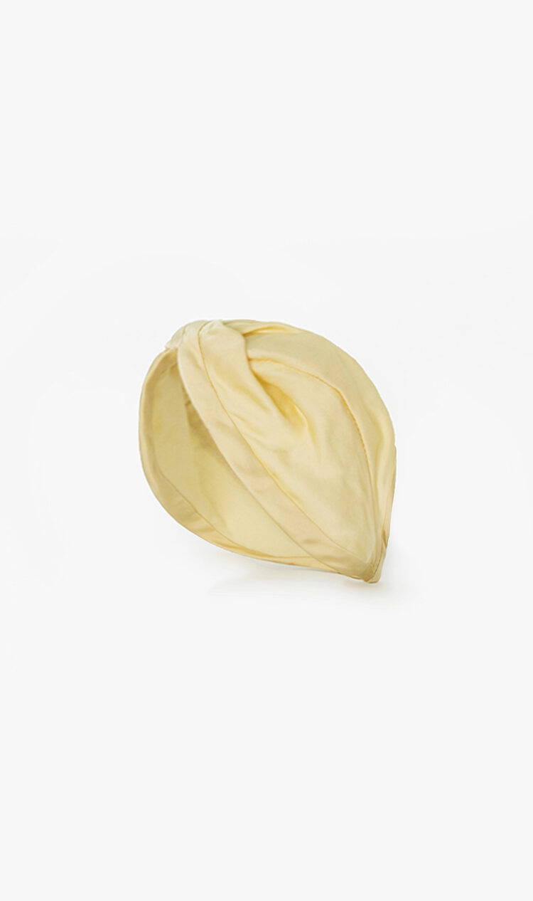 Buttermilk satin headband