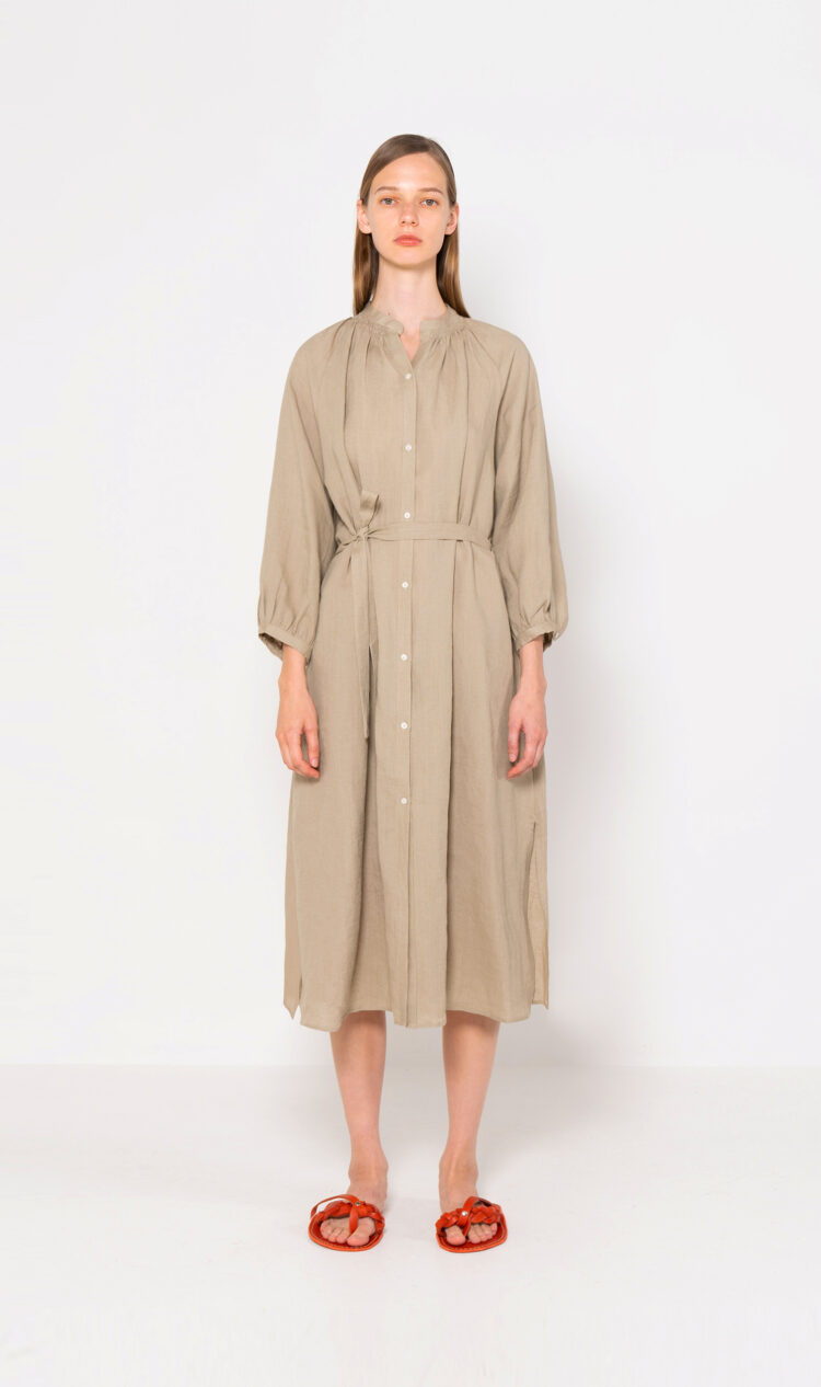 Khaki relaxed dress