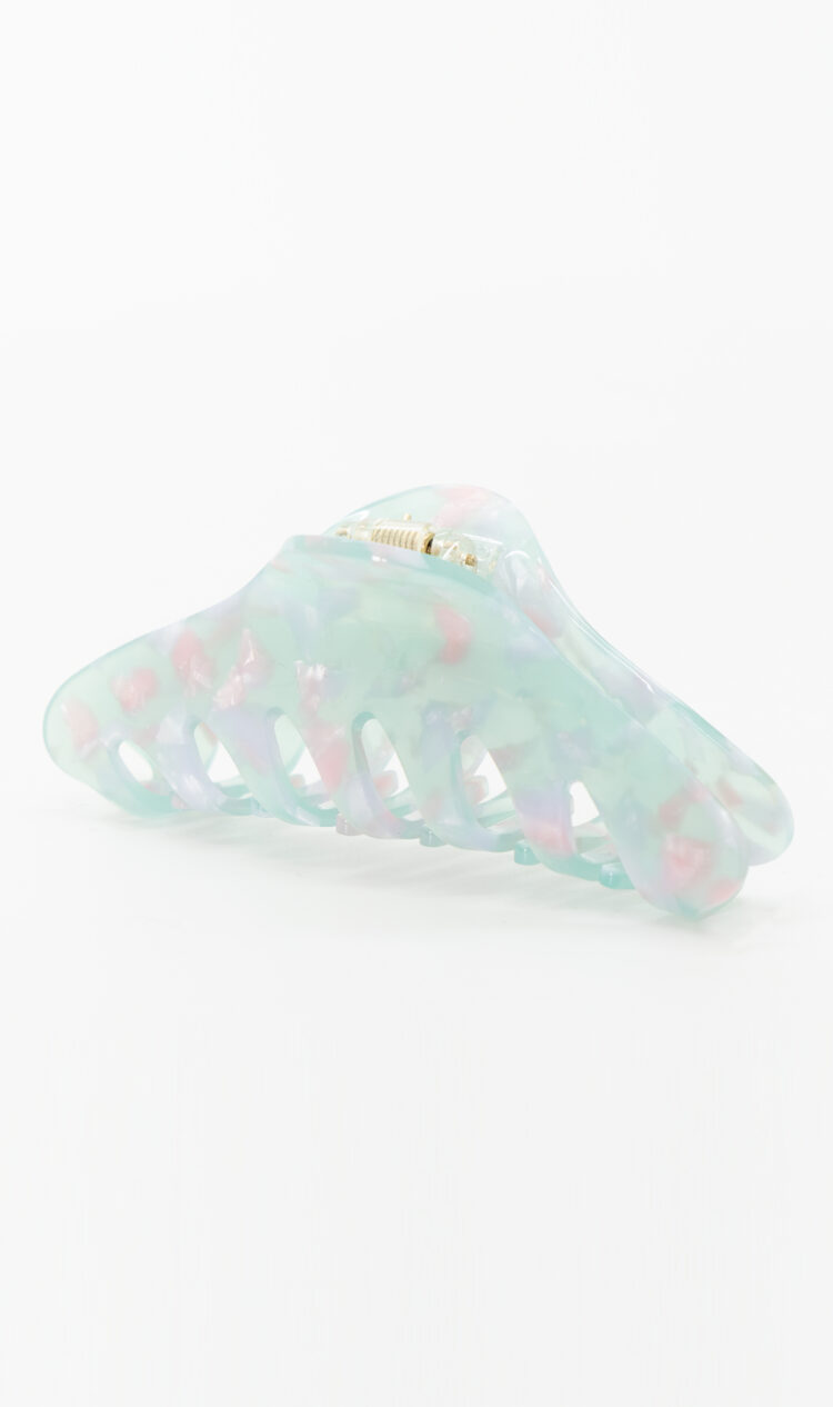 Blue lemonade twist hair claw