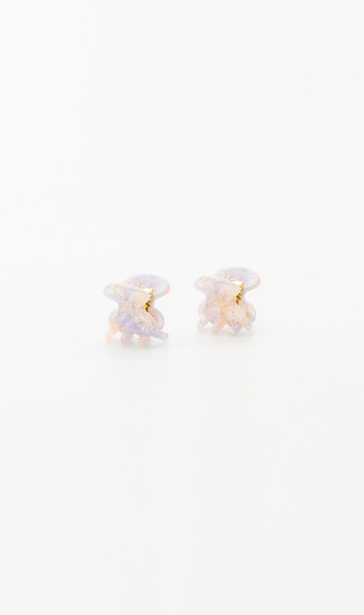 Bubblegum butterfly hair claws