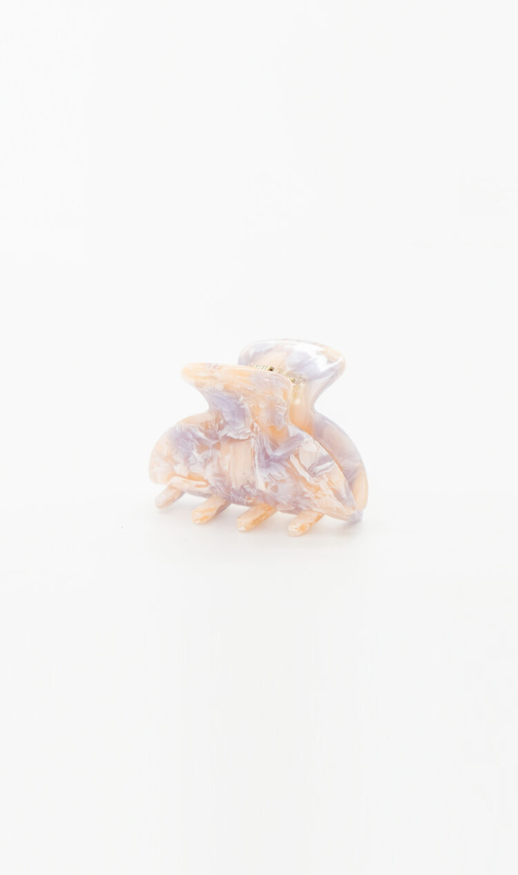 Bubblegum mini crescent hair claw
