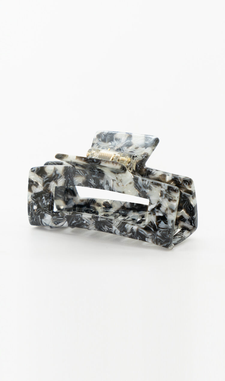 Smoke square hair claw