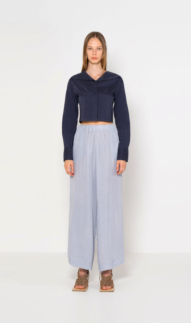Sky fluid trousers