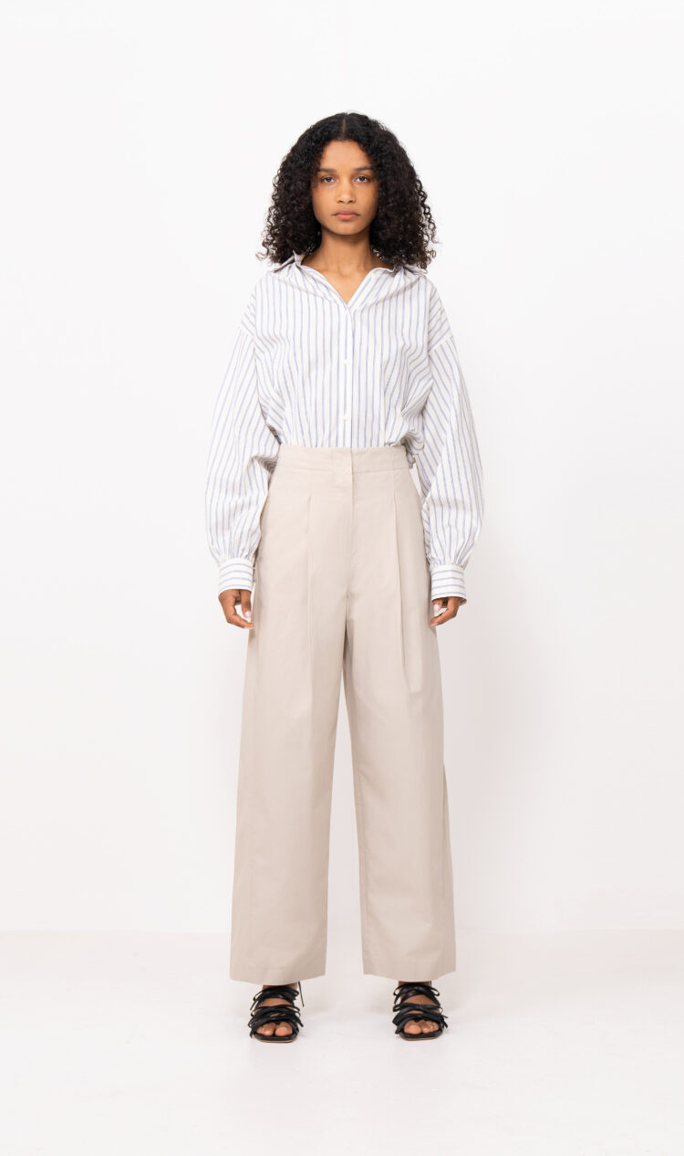 Stone barrel leg trousers