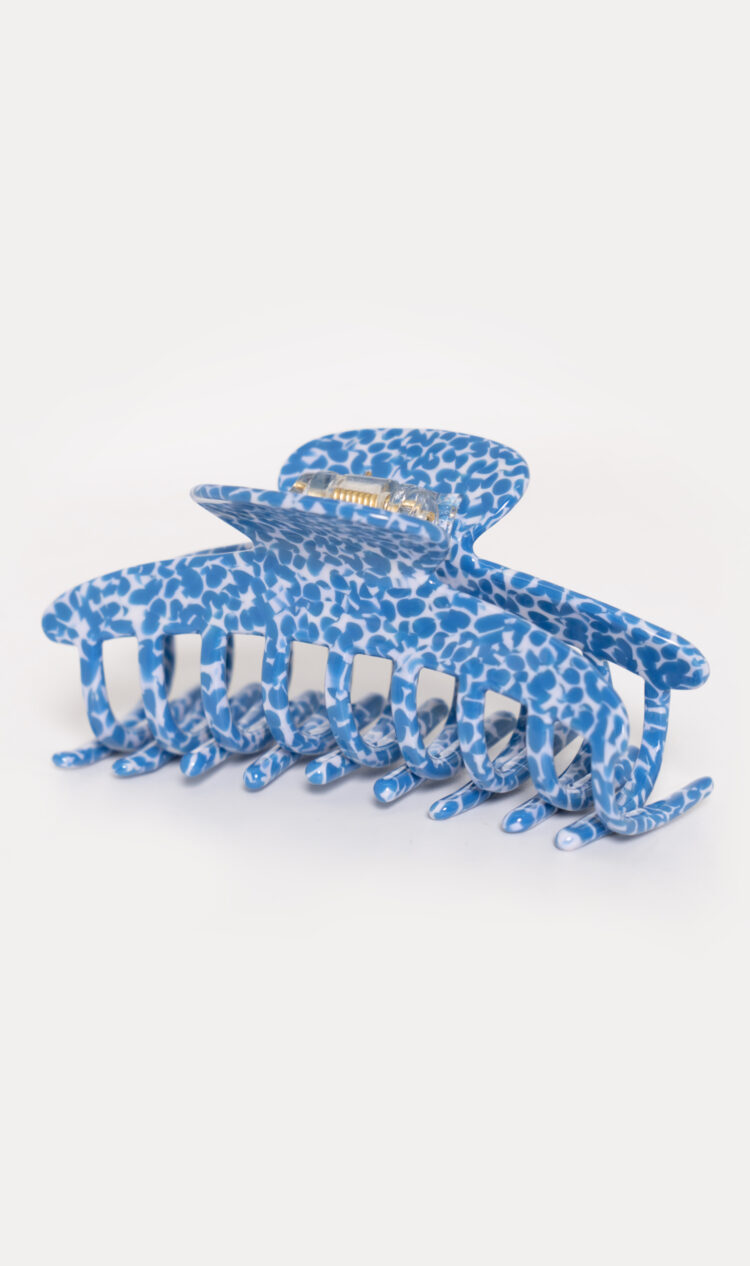 Blue dalmation classic hair claw
