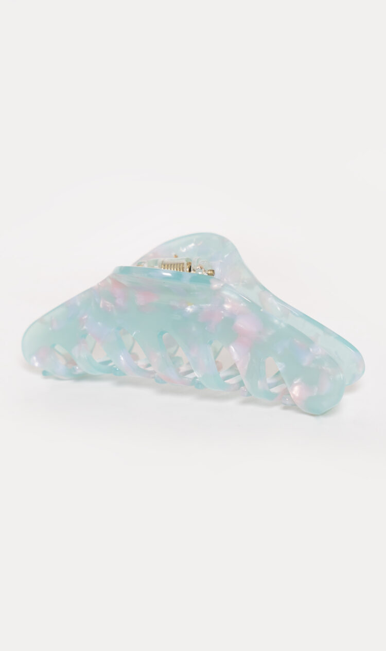 Blue lemonade twist hair claw