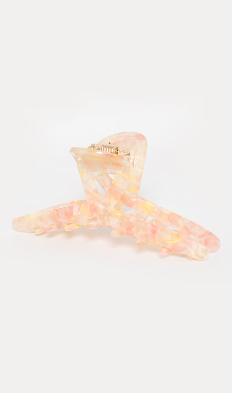 Macaroon angular hair claw