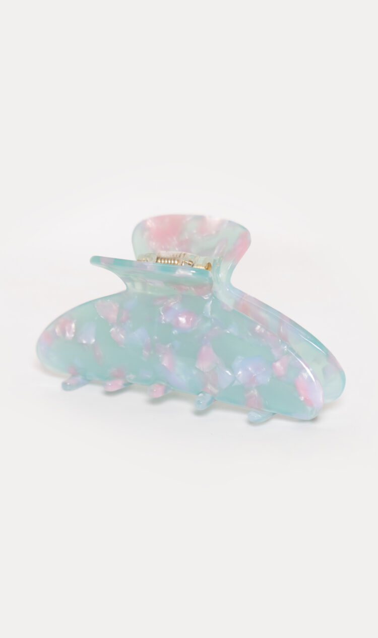 Blue lemonade crescent hair claw