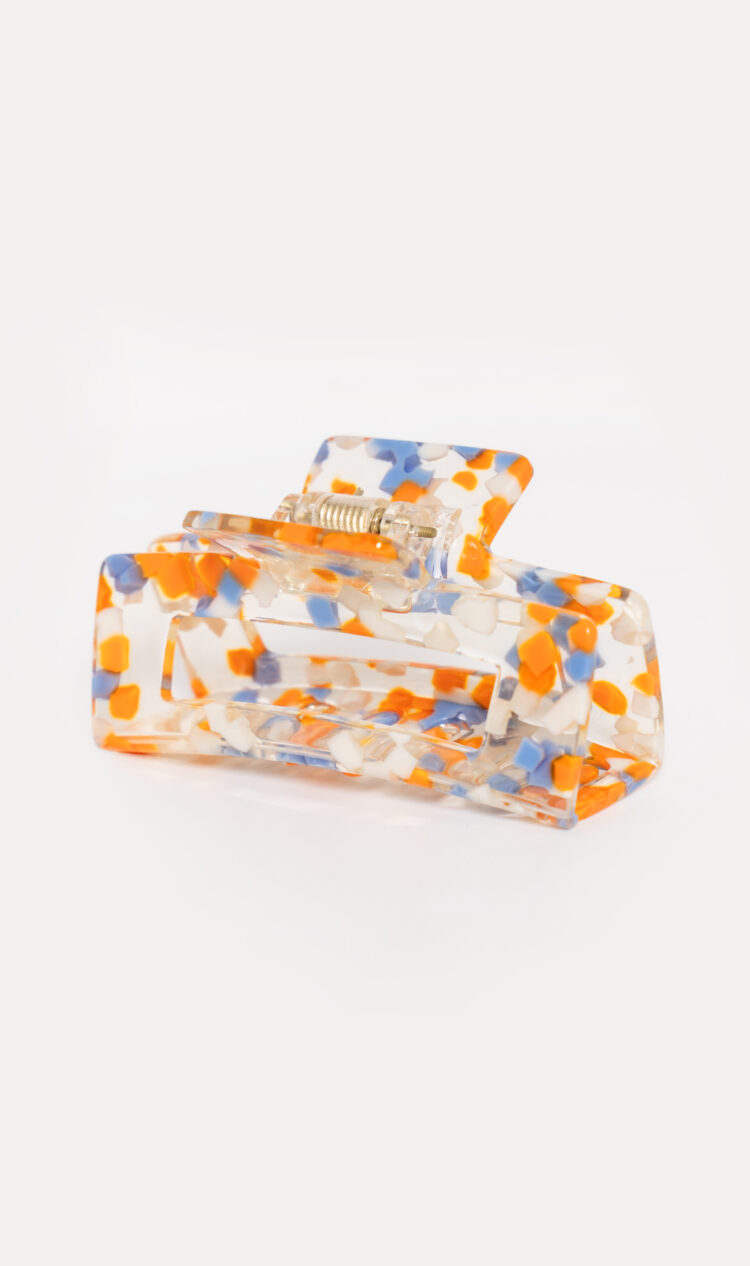 Clownfish square hair claw