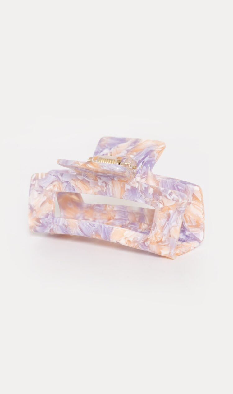 Wisteria square hair claw