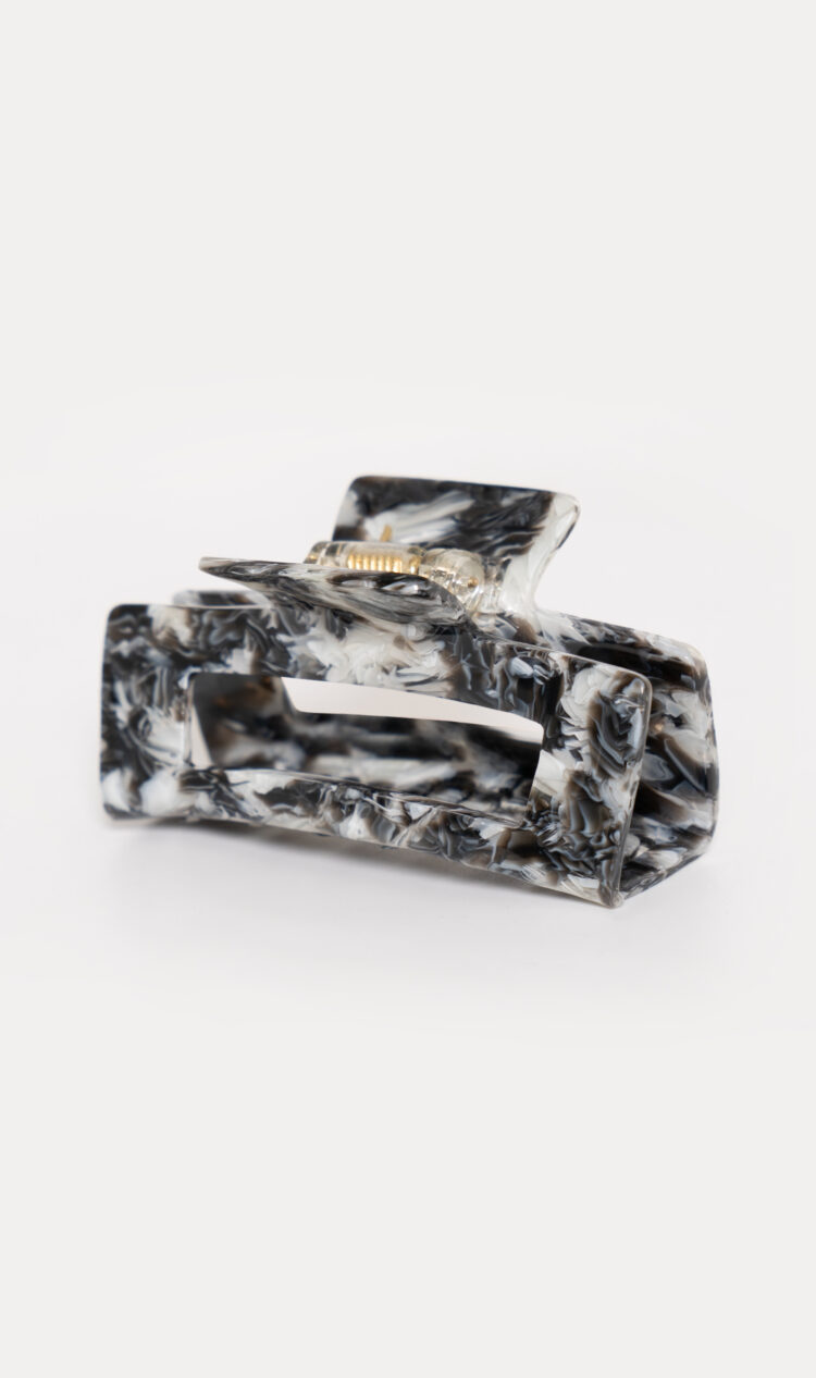 Smoke square hair claw
