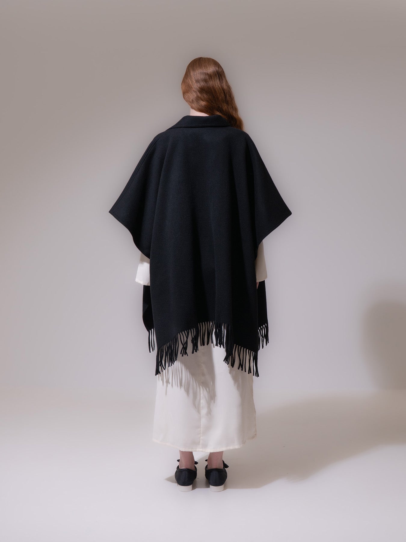 Black Fringe Cape
