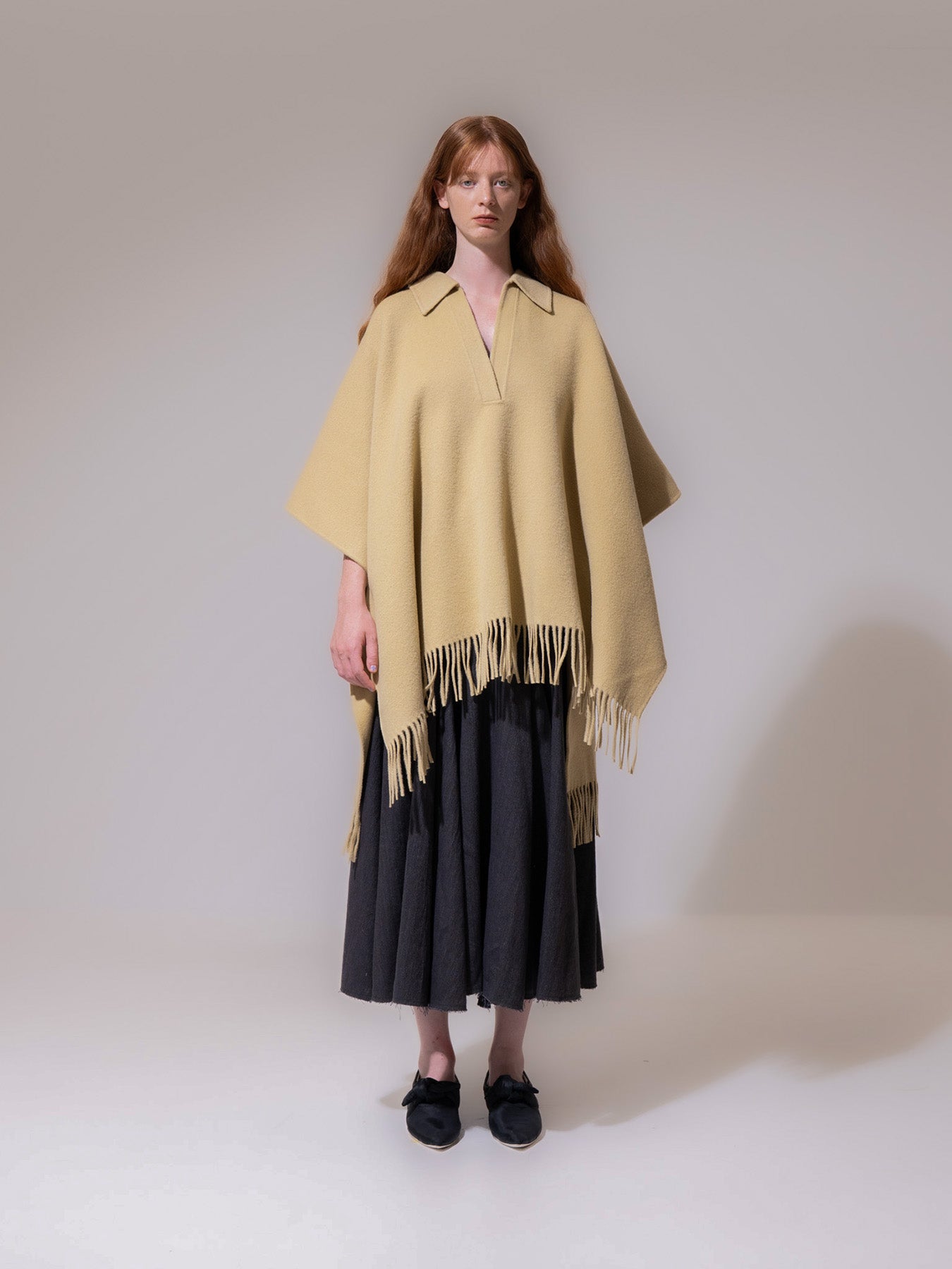 Yellow Fringe Cape