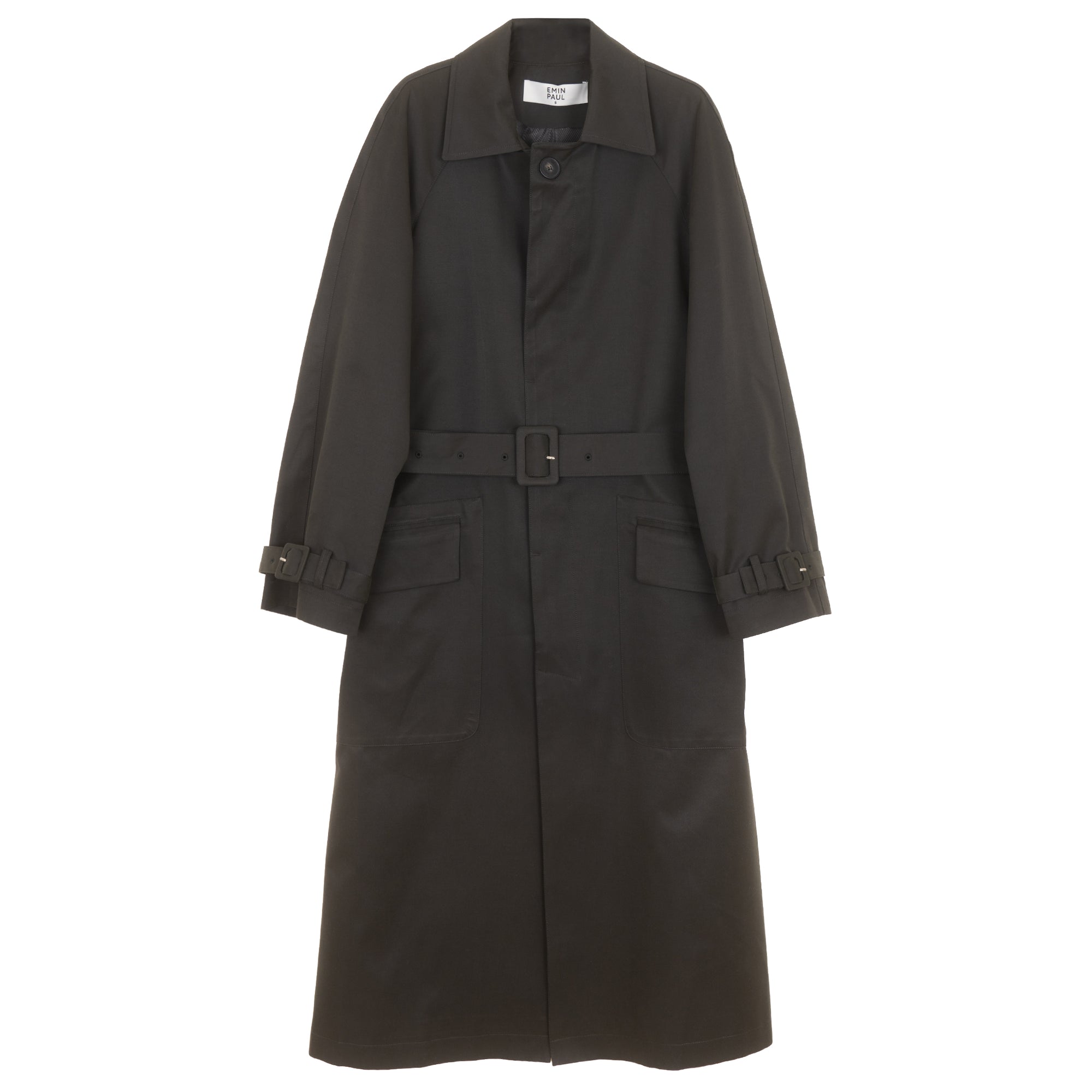 Khaki Belted Trench Coat