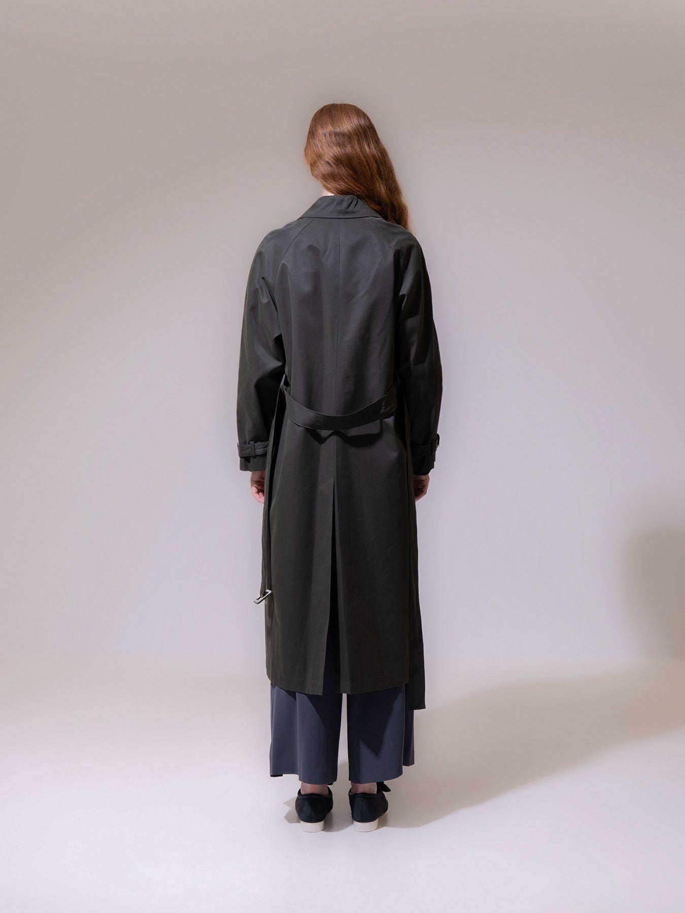 Khaki Belted Trench Coat