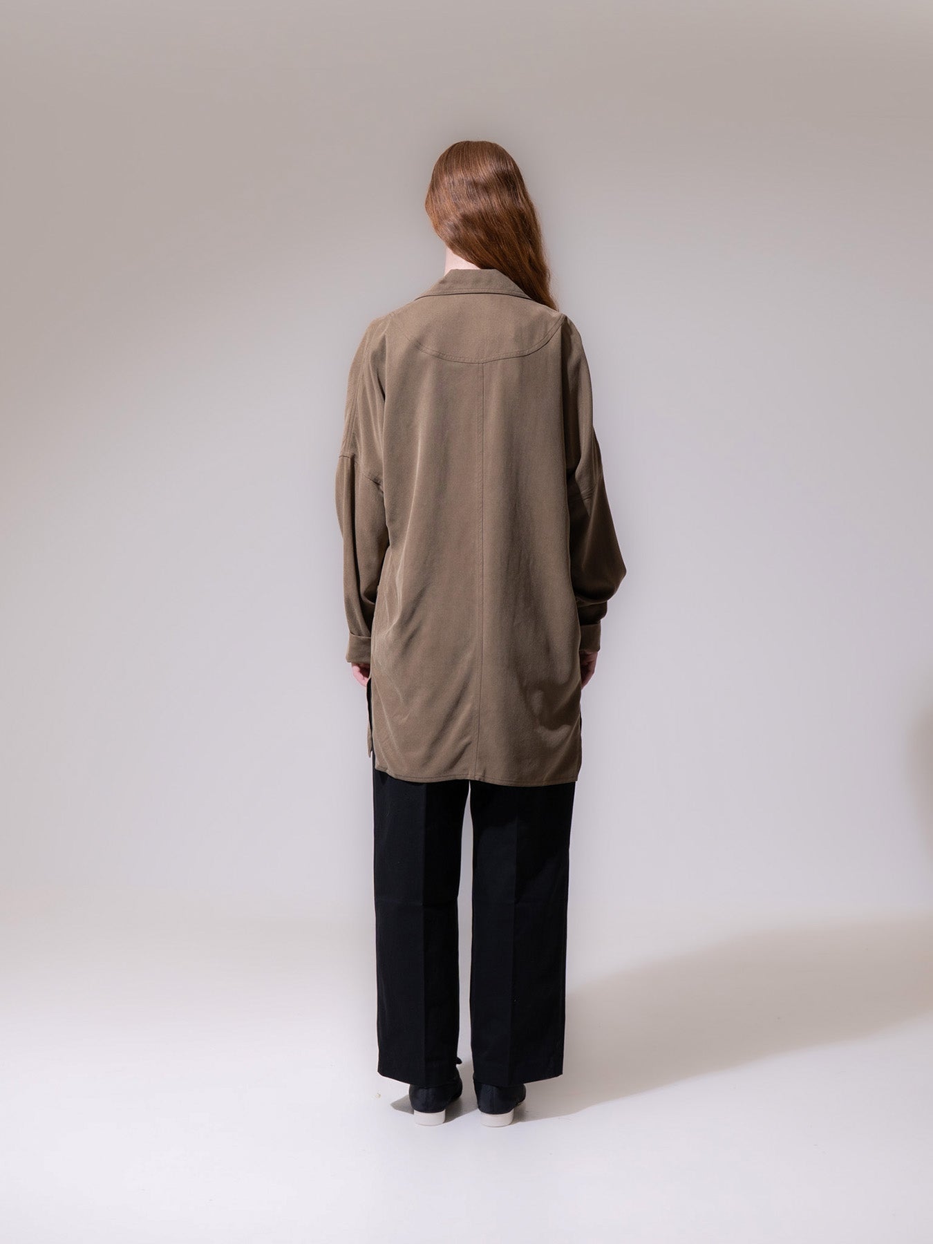 Khaki Short Trench Coat
