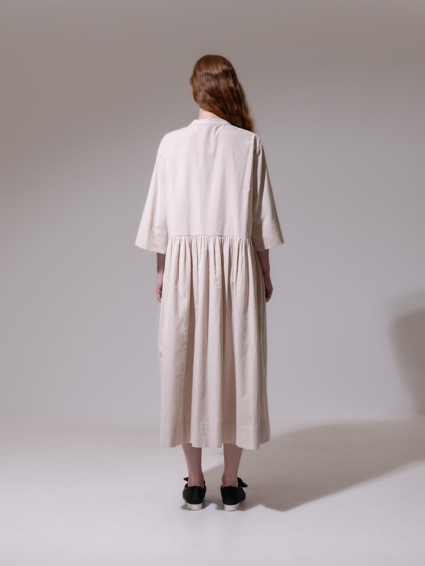 Cream Oversized Pocket Maxi Dress