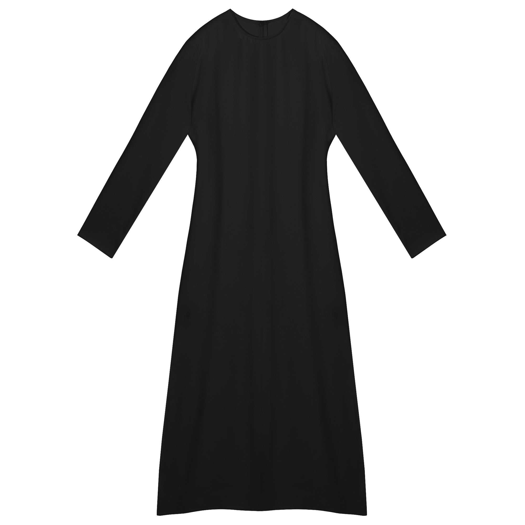 Black Long Sleeve Maxi Dress