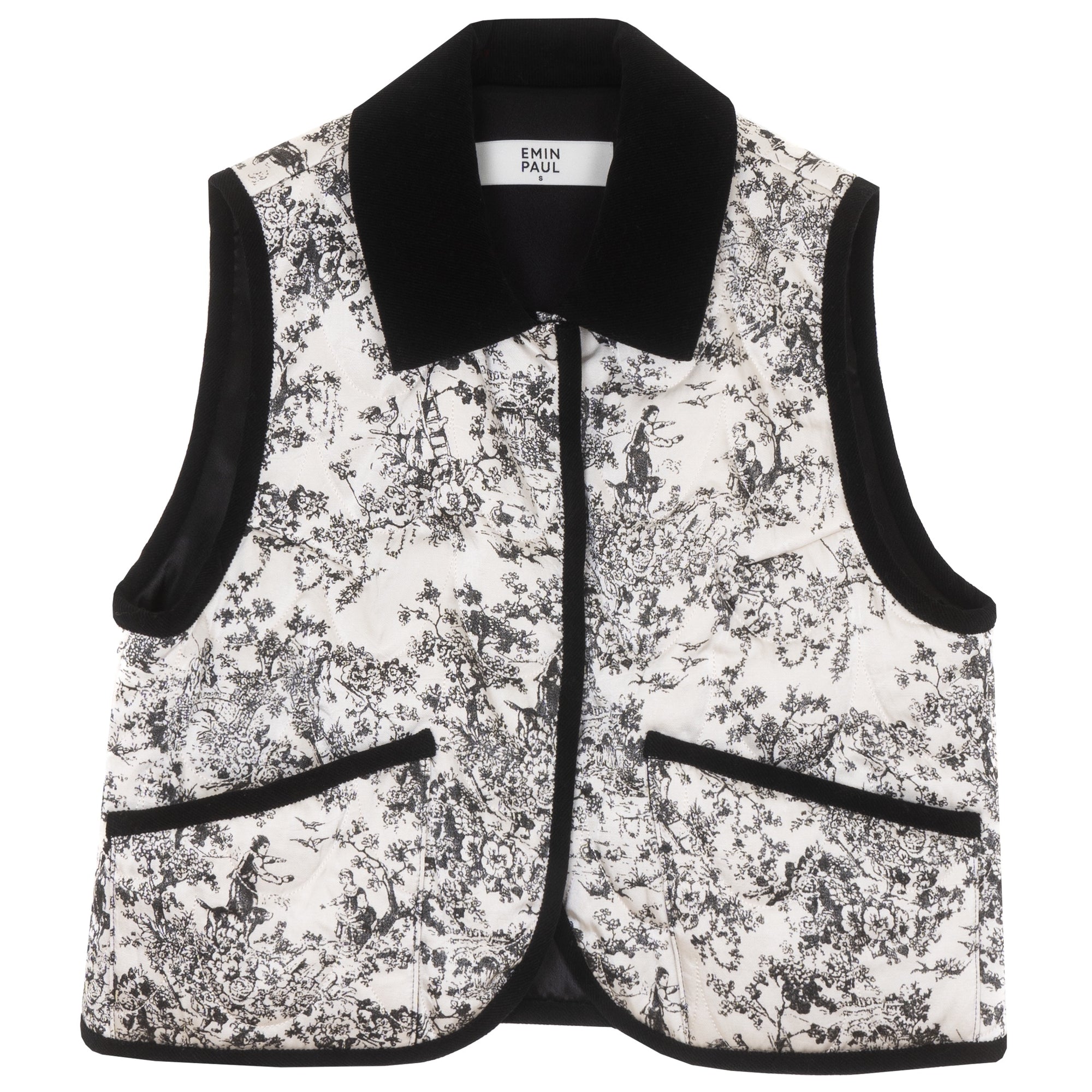 White Toile Vest