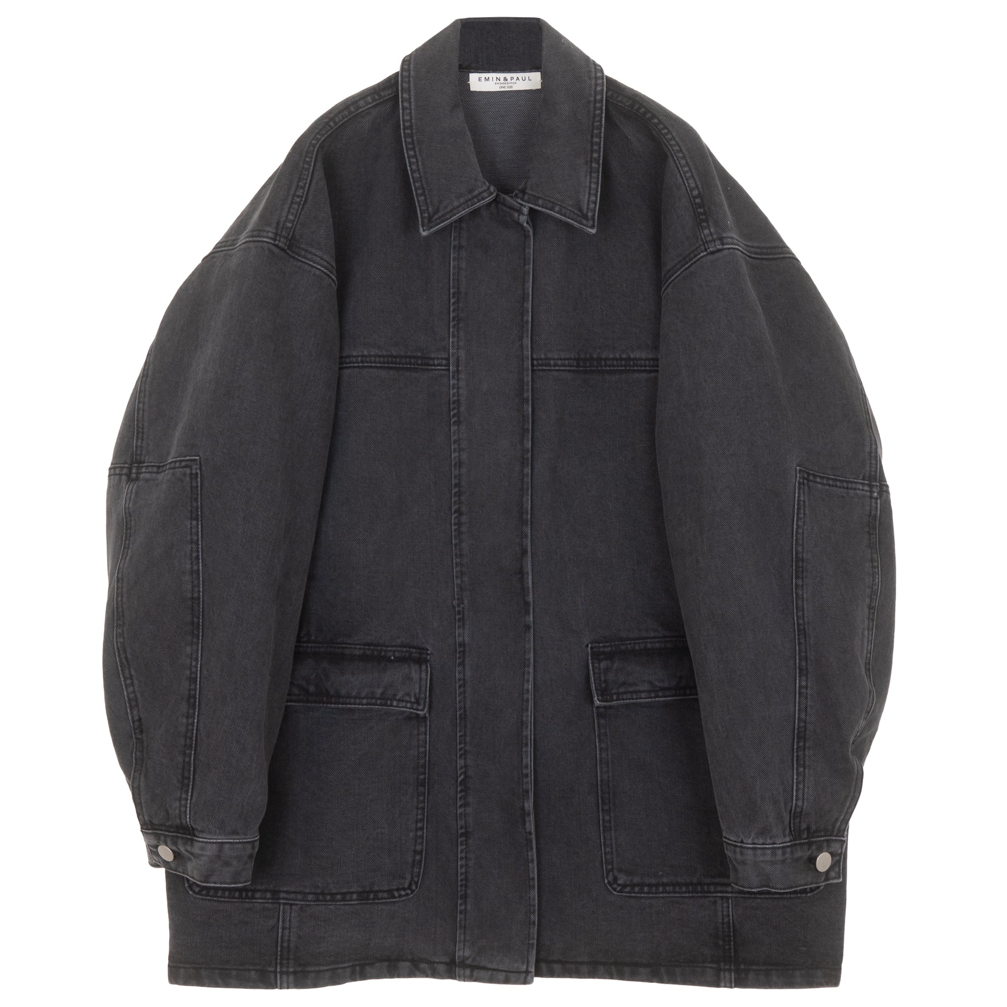 Black Denim Work Jacket