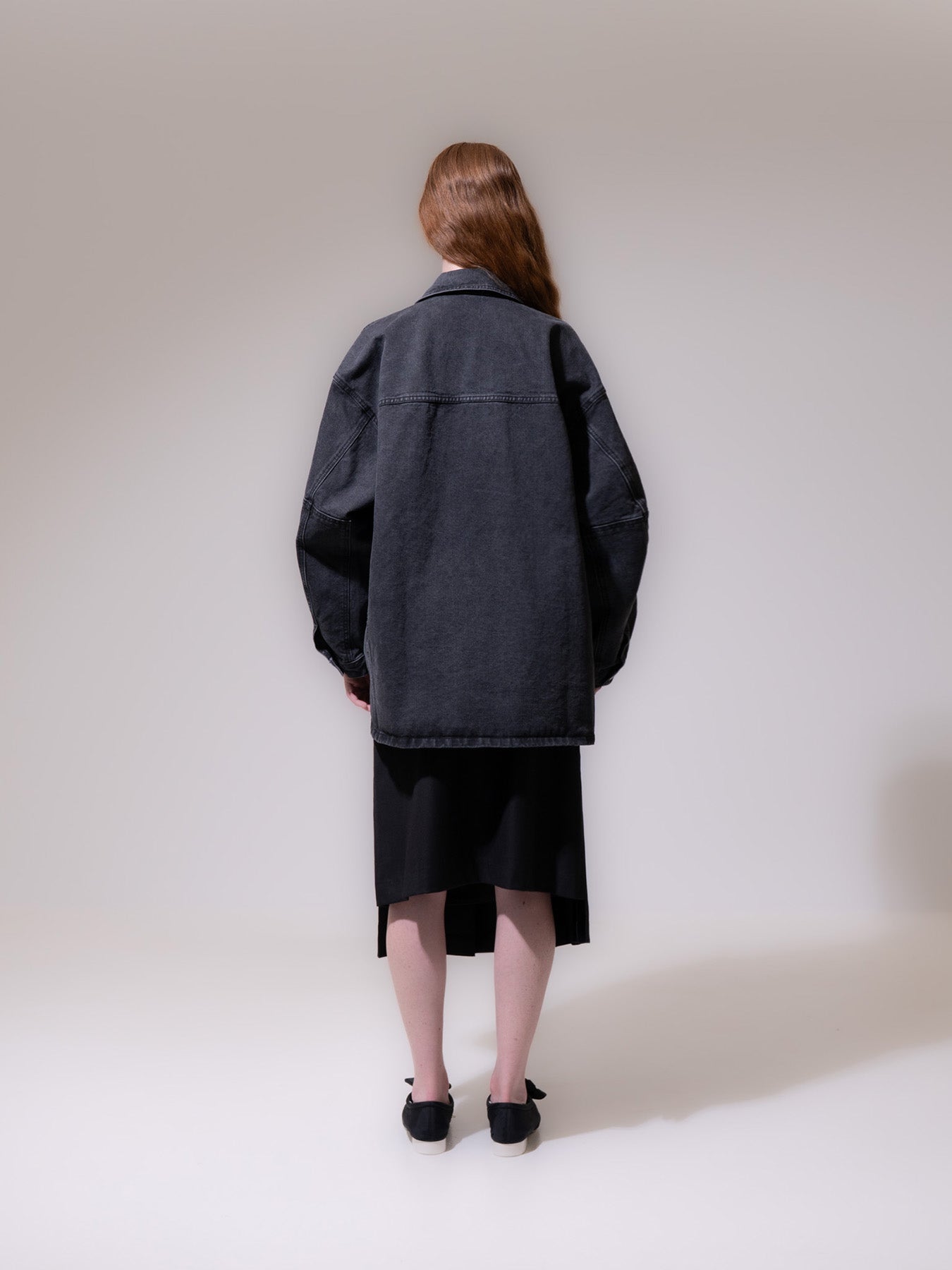 Black Denim Work Jacket