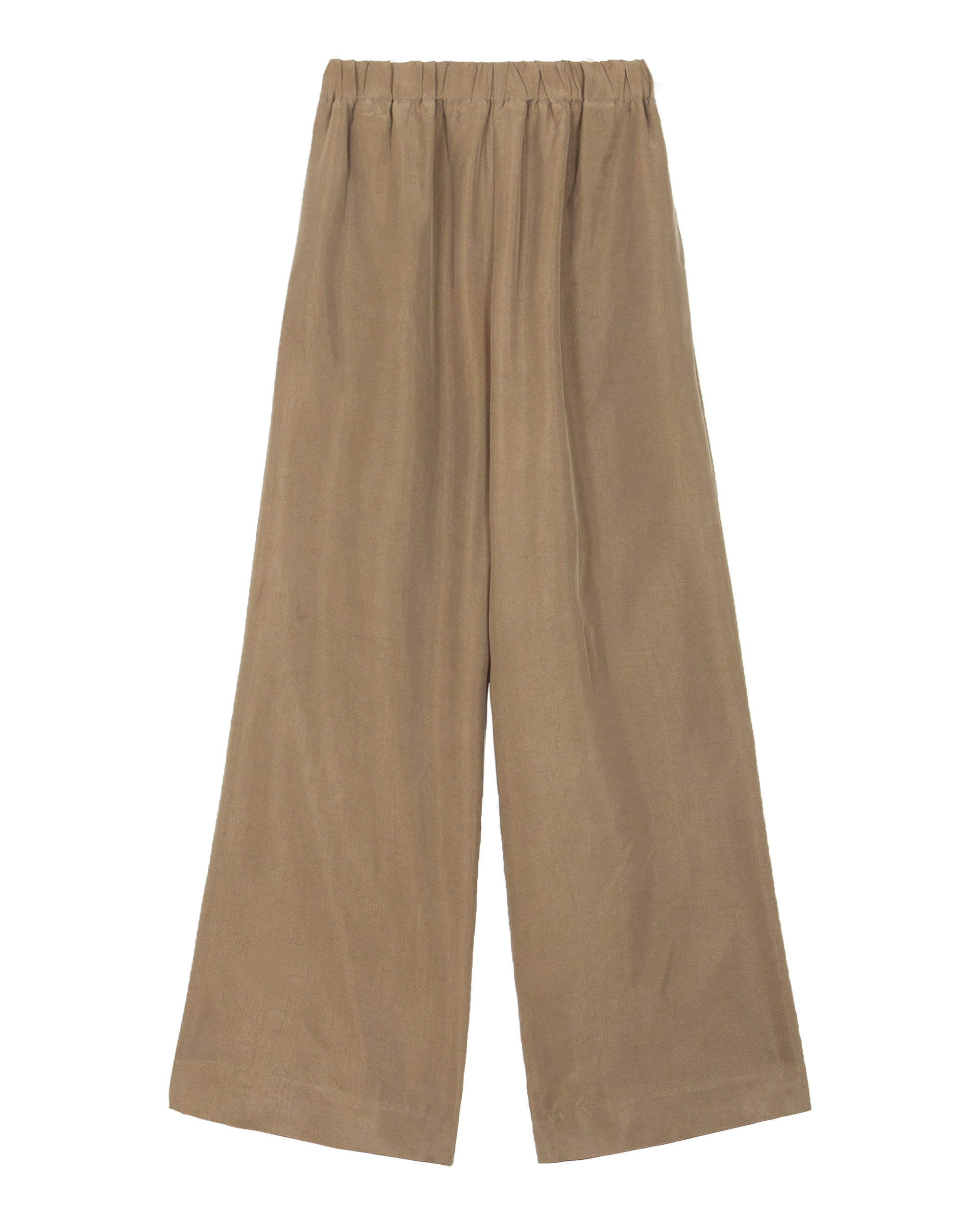 Khaki Fluid Trousers