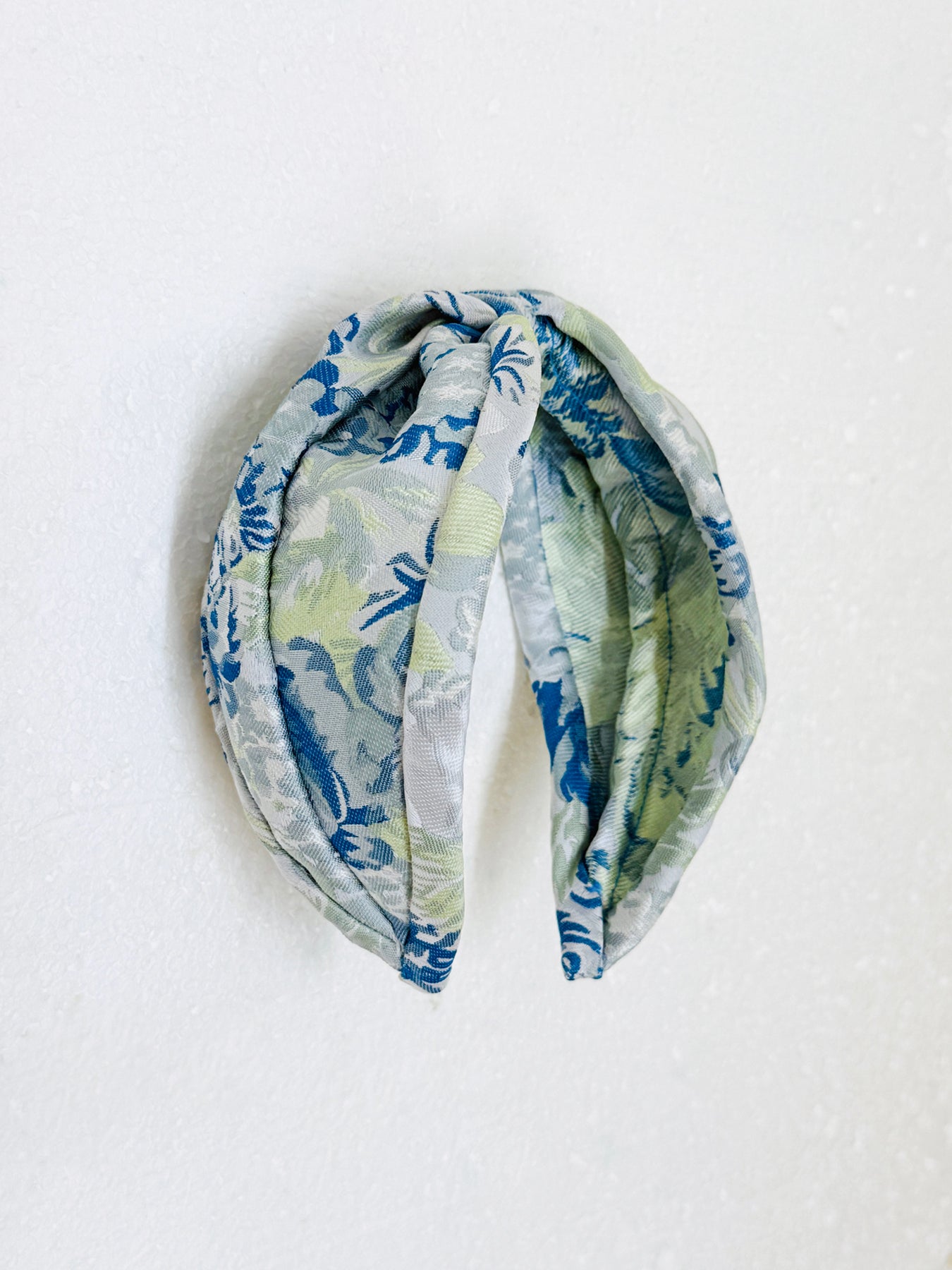 Blue Green Flower Headband