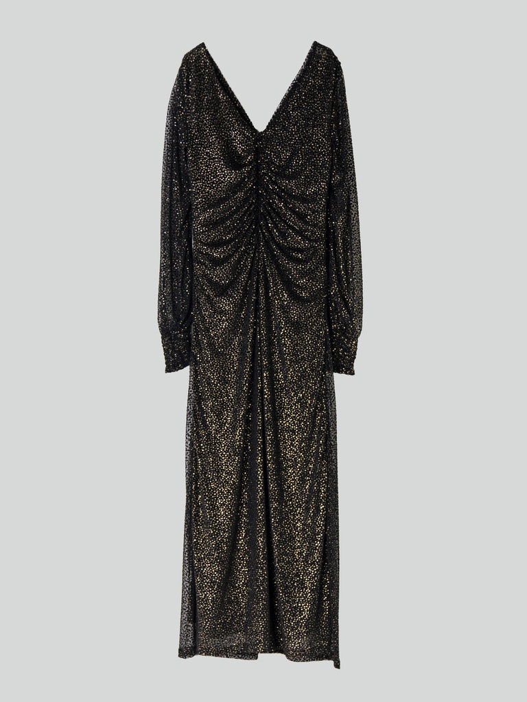 Black Asymmetric Lace Dress