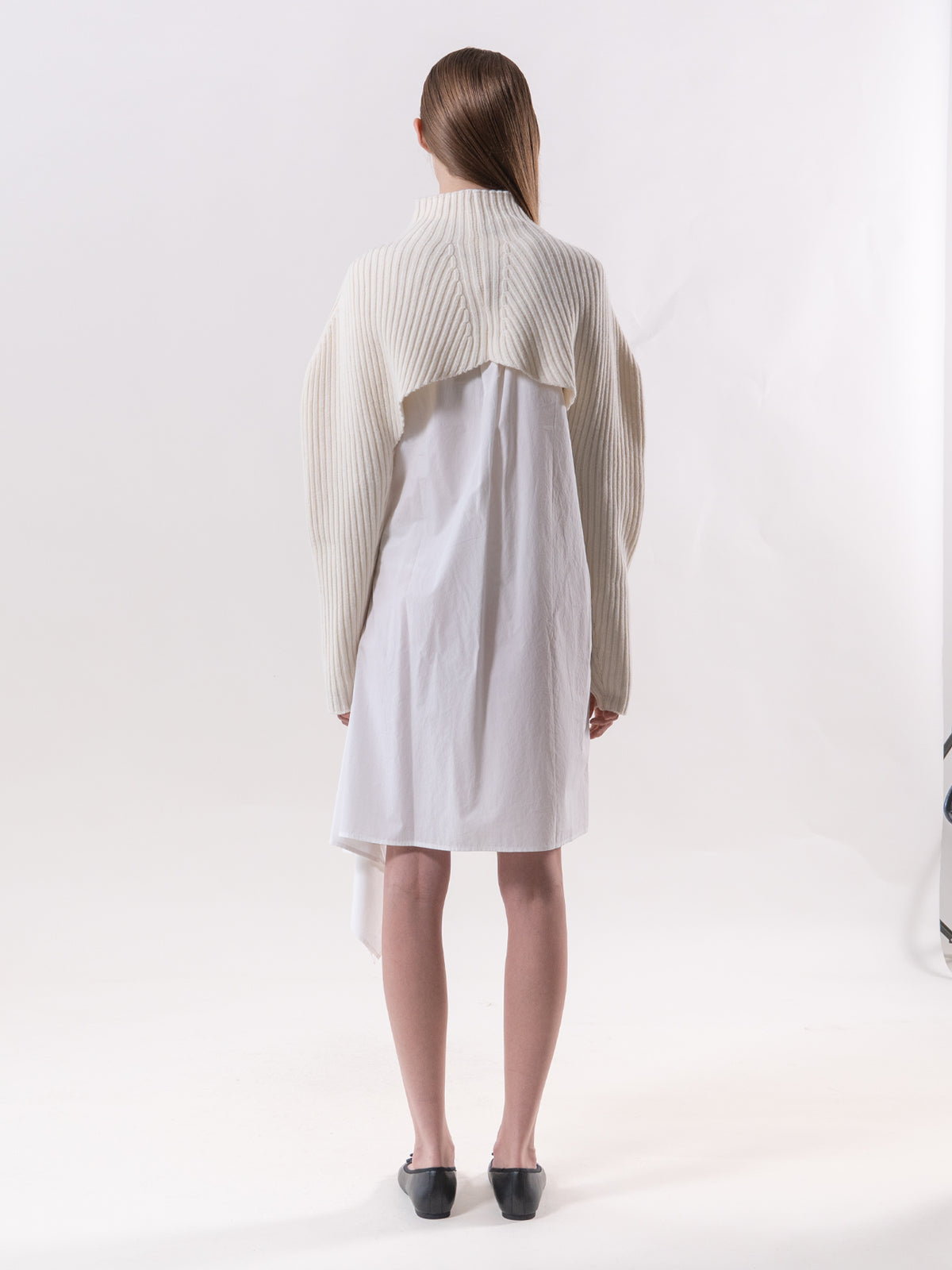 Cream Long Sleeve Shrug