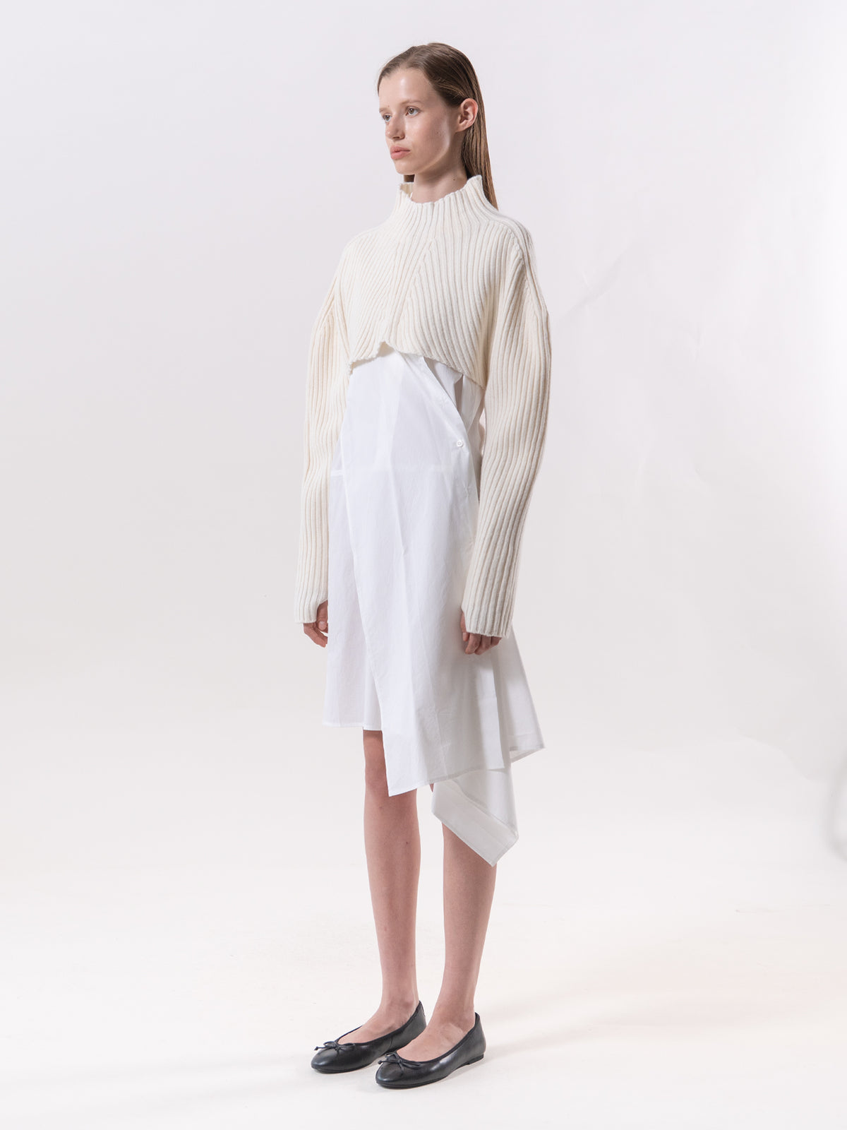 Cream Long Sleeve Shrug