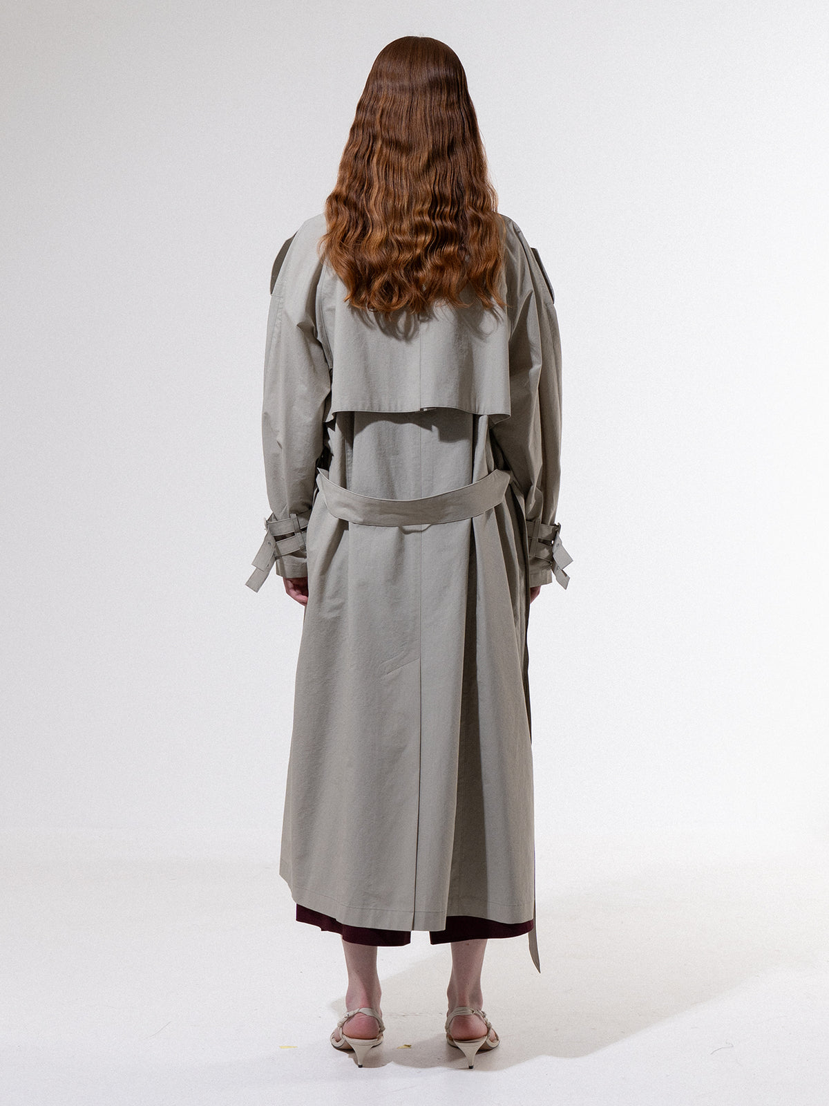 Khaki Storm Flap Trench Coat
