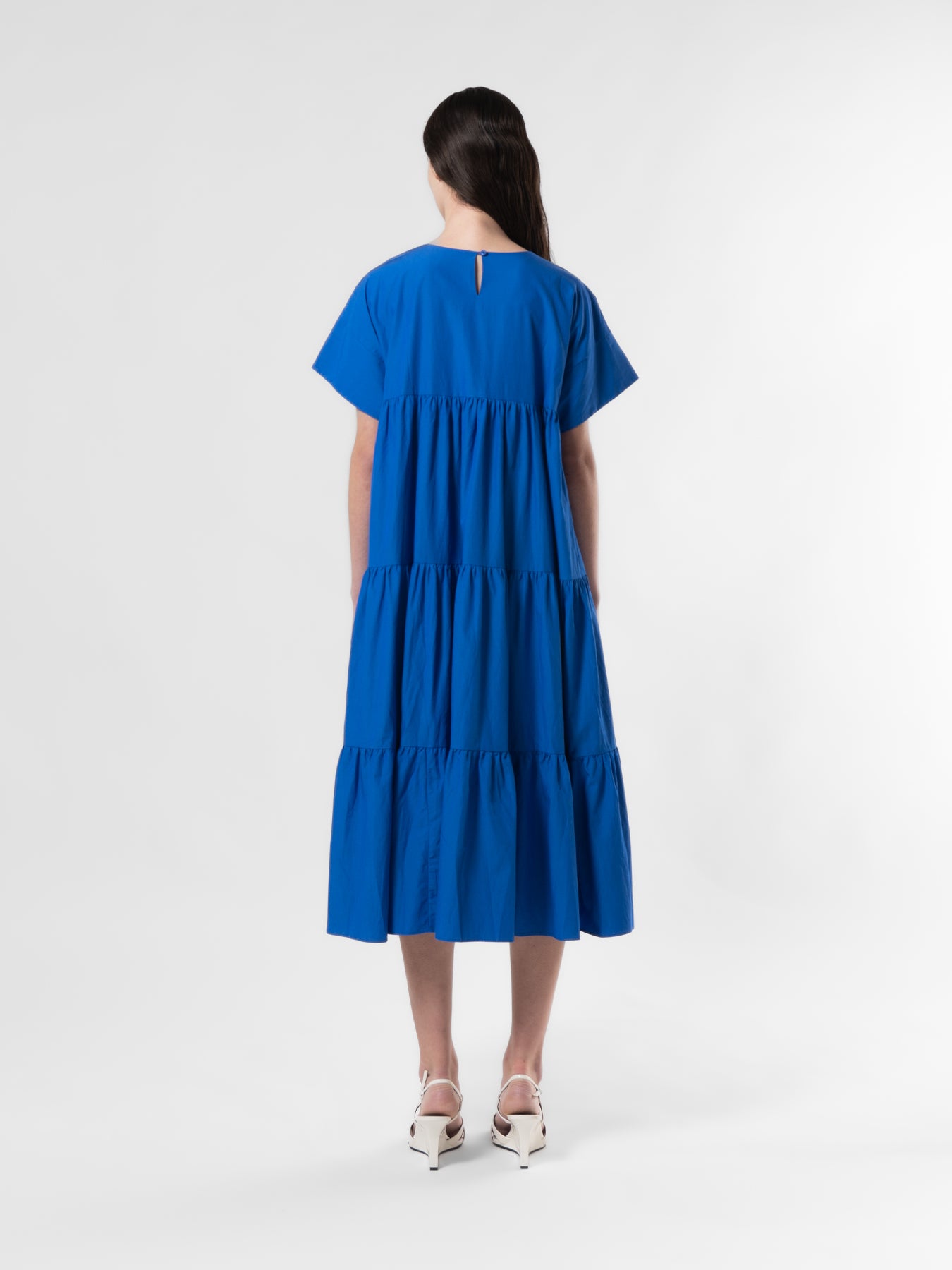 Cobalt Tiered T-shirt Dress MEDIUM-LARGE / DR2806