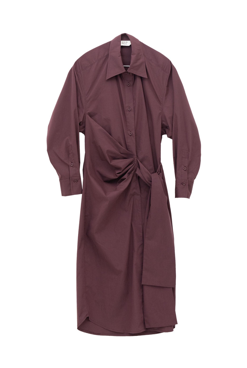 Burgundy Structured Lines Dress EMIN + PAUL Burgundy Structured Lines Dress EMIN + PAUL
