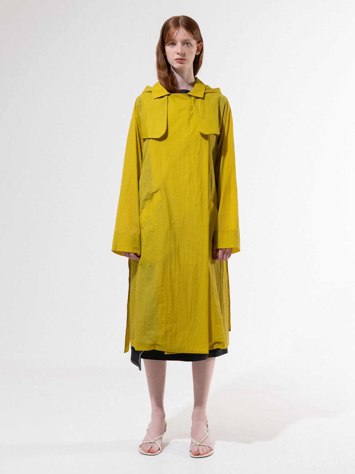 Olive Waterproof Loose-Fit Jacket