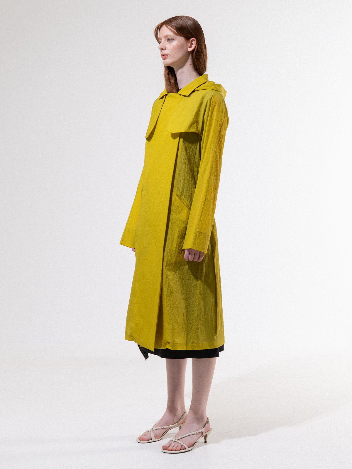 Olive Waterproof Loose-Fit Jacket
