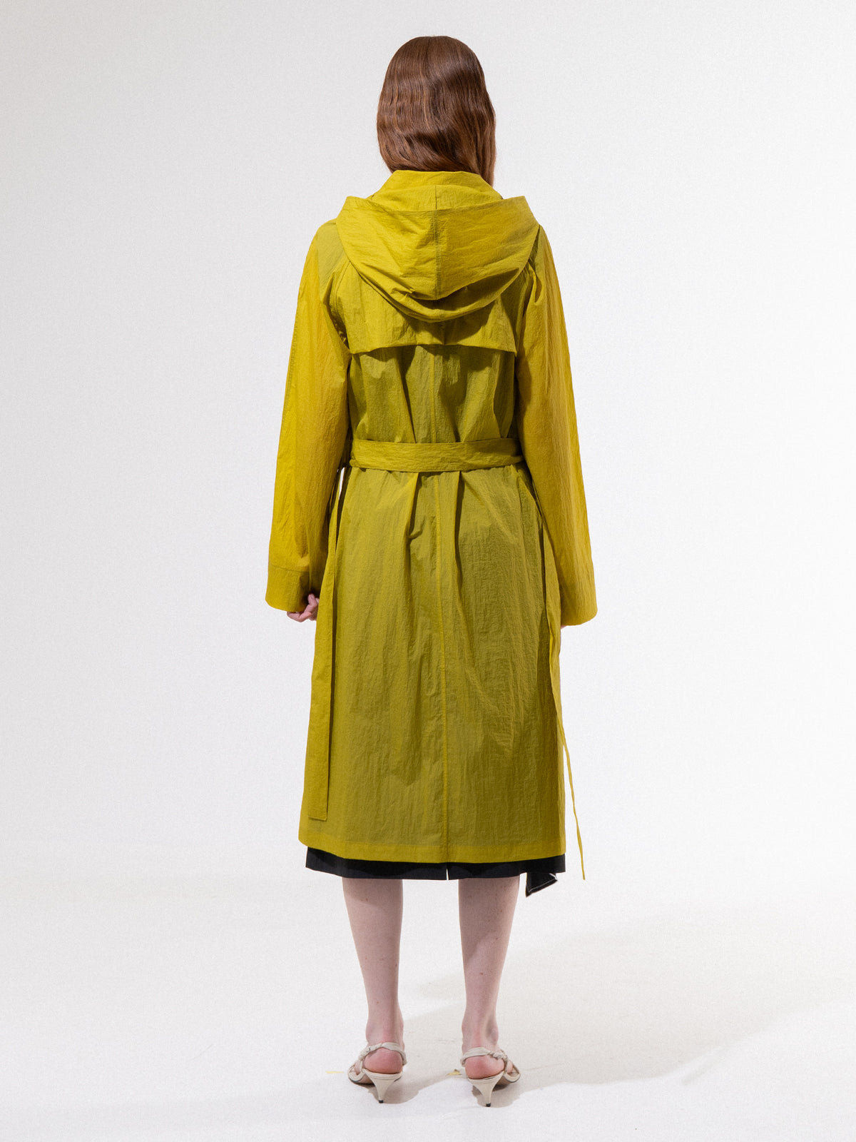 Olive Waterproof Loose-Fit Jacket